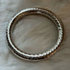 Hammered sterling silver Silpada bangle
